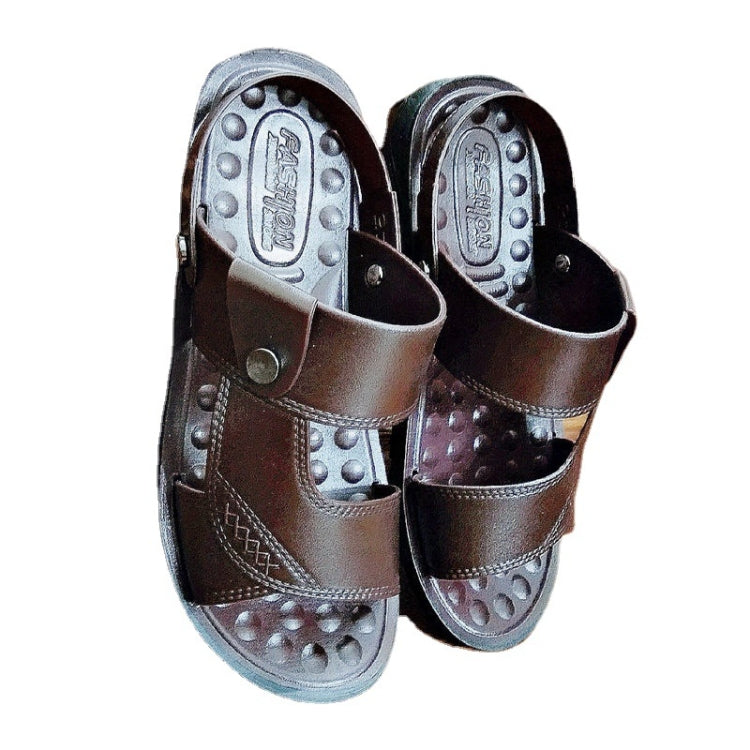 Usura esterna antiscivolo Sandali a doppio uso Pantofole Scarpe da spiaggia casual da uomo, 40, 41, 42, 43, 44, 45, 46, 47