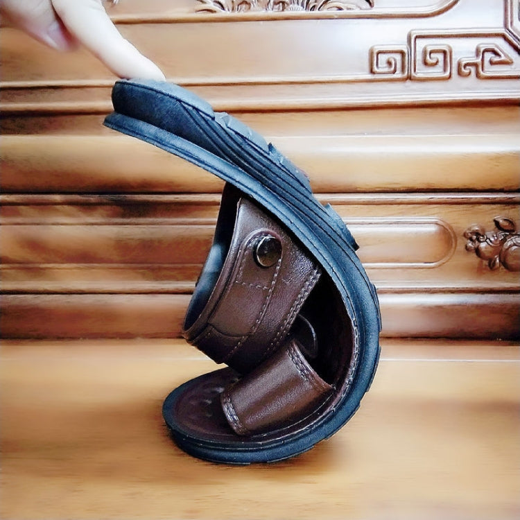 Usura esterna antiscivolo Sandali a doppio uso Pantofole Scarpe da spiaggia casual da uomo, 40, 41, 42, 43, 44, 45, 46, 47