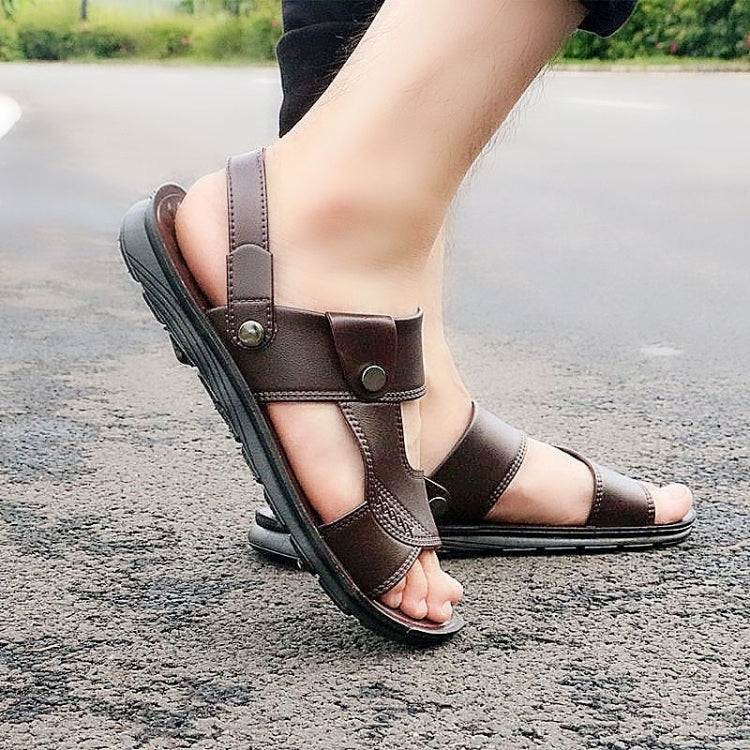 Usura esterna antiscivolo Sandali a doppio uso Pantofole Scarpe da spiaggia casual da uomo, 40, 41, 42, 43, 44, 45, 46, 47