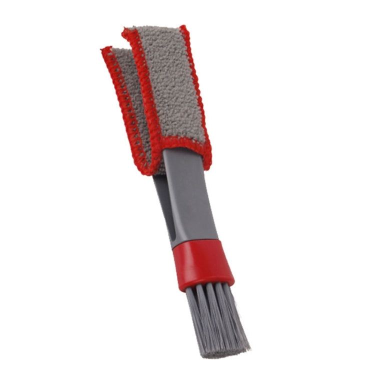 5 pezzi spazzola per autolavaggio mozzo morbido strumento multifunzione per la rimozione della polvere, Red White Air Outlet Brush, Red Gray Air Outlet Brush, Red Sponge Brush, Red Wheel Brush