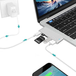 Lettore di schede per docking station con splitter da USB-C a HDMI, specifica:, 5 in 1 Gray, 5 in 1 Silver, 6 in 1 Gray, 6 in 1 Silver