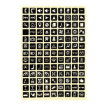 3 pezzi adesivo luminoso pulsante auto adesivo per auto resistente all'usura impermeabile per animali domestici generale, 3 PCS Number 2