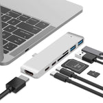 Hub Docking Station Tipo-C con HDMI 4K e Lettore SD/TF