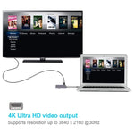 Docking station 8 in 1 USB-C con HDMI, RJ45 e 3 USB 3.0