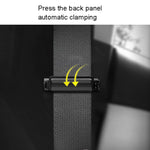 Supporto per cintura di sicurezza per auto Regolatore di gioco del limitatore antiscivolo, Metal Deep Gray, Metal Red, Metal Silver