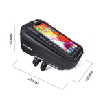 WILD MAN XS2 Borsa da bicicletta antipioggia da ciclismo con guscio rigido in EVA da 1 litro, XS2 (Black), XS2 (Black Red)