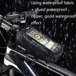 WILD MAN XS2 Borsa da bicicletta antipioggia da ciclismo con guscio rigido in EVA da 1 litro, XS2 (Black), XS2 (Black Red)