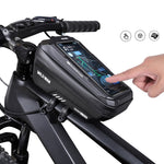 WILD MAN XS2 Borsa da bicicletta antipioggia da ciclismo con guscio rigido in EVA da 1 litro, XS2 (Black), XS2 (Black Red)