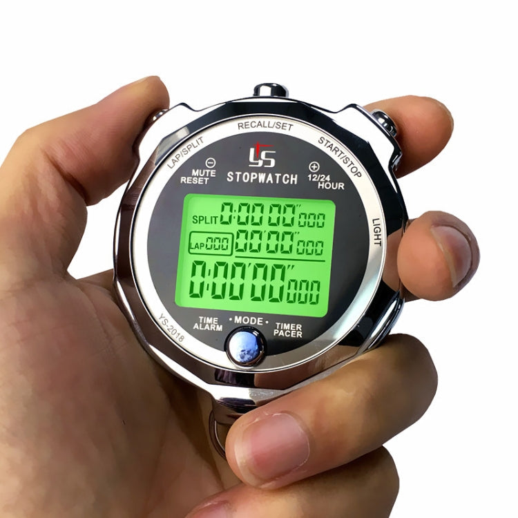 YS Running Training Cronometro Timer Cronometro luminoso in metallo, stile:, One Hundred Memory, Two Hundred Memory