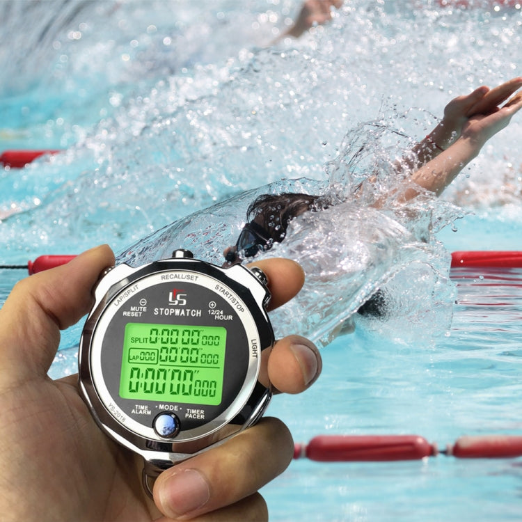 YS Running Training Cronometro Timer Cronometro luminoso in metallo, stile:, One Hundred Memory, Two Hundred Memory