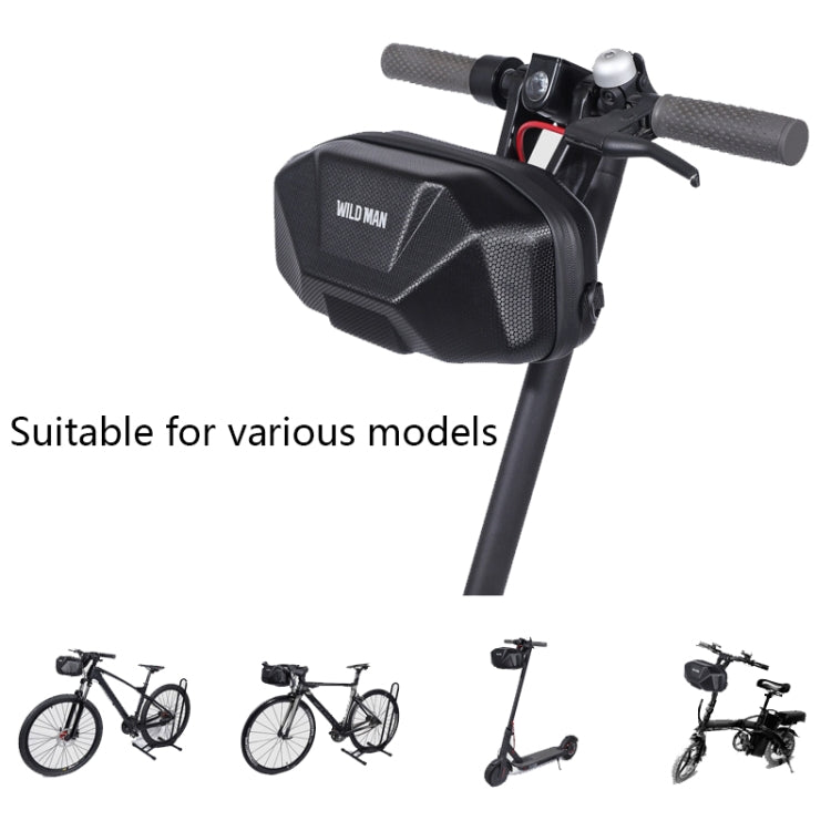 WILD MAN X9 3.5L EVA Hard Shell Borsa impermeabile per la testa della bicicletta, X9 3.5L (Black)