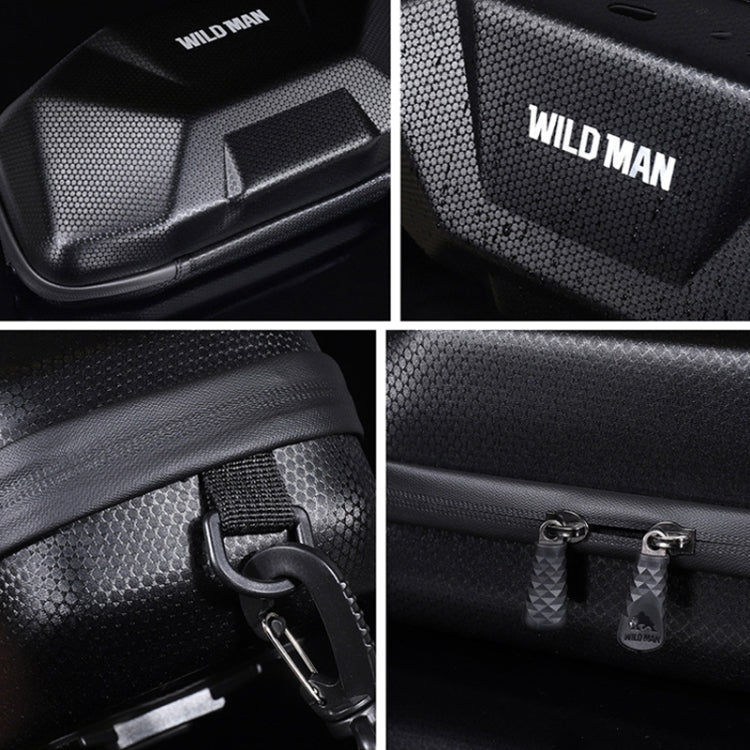 WILD MAN X9 3.5L EVA Hard Shell Borsa impermeabile per la testa della bicicletta, X9 3.5L (Black)