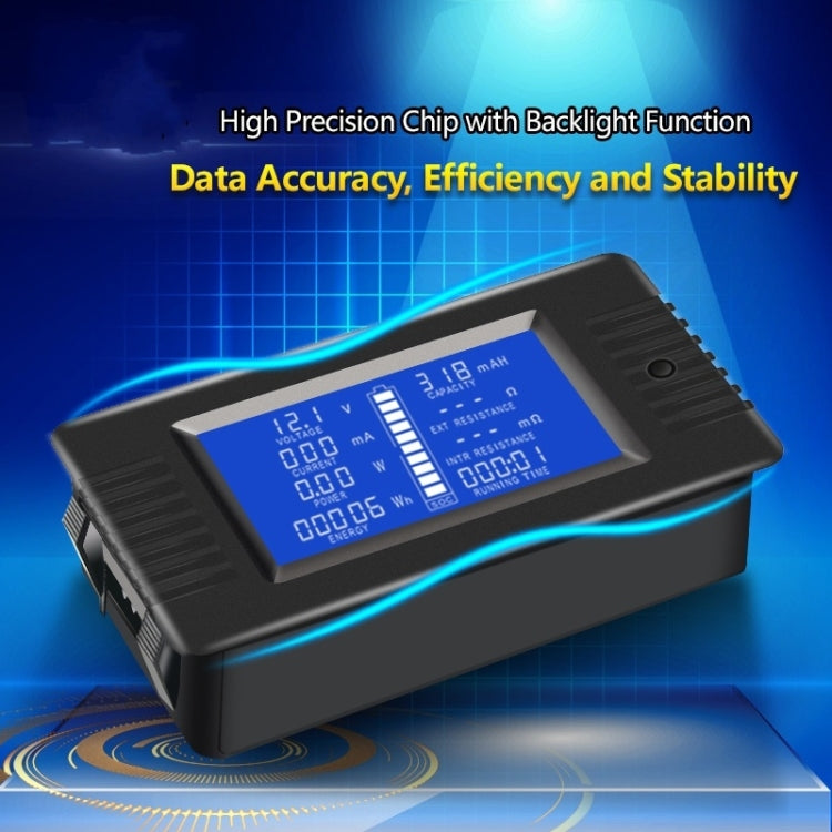 Tester batteria DC 0-200V PZEM-013 e PZEM-015 con shunt