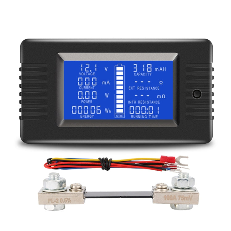 DC 0-200V Tensione Corrente Tester batteria, PZEM-013 10A, PZEM-015 With 50A Shunt, PZEM-015 With 100A Shunt, PZEM-015 With 200A Shunt, PZEM-015 With 300A Shunt, PZEM-015 Without Shunt