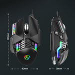 Mouse cablato Taijia P3 6 tasti RGB regolabile