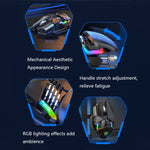 Mouse cablato Taijia P3 6 tasti RGB regolabile