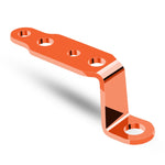 Accessori per la modifica di moto multifunzione da 2 pezzi Staffa per lampada specchietto retrovisore, Black, Blue, Red, Gold, Silver, Orange