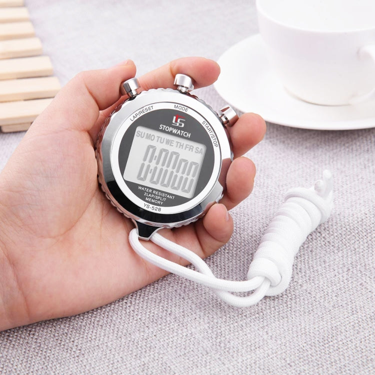 Cronometro elettronico da competizione sportiva per fitness con display a grande schermo in metallo YS, YS-528 Single Row Display
