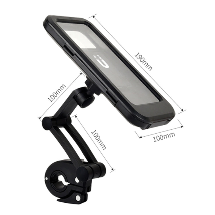 Porta cellulare da bicicletta Borsa impermeabile per mountain bike, Black