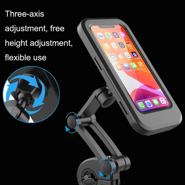 Porta cellulare da bicicletta Borsa impermeabile per mountain bike, Black