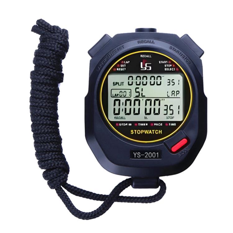 YS Millisecond Cronometro Timer Corsa Allenamento Arbitro Cronometro, Stile:, YS2001 100 Memory, YS2002 200 Memory