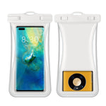 Borsa impermeabile per cellulare con airbag galleggiante a vita piccola Borsa impermeabile per cellulare in TPU, White, Green, Blue, Pink, Black, Smog Blue