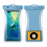 Borsa impermeabile per cellulare con airbag galleggiante a vita piccola Borsa impermeabile per cellulare in TPU, White, Green, Blue, Pink, Black, Smog Blue