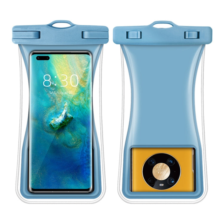 Borsa impermeabile per cellulare con airbag galleggiante a vita piccola Borsa impermeabile per cellulare in TPU, White, Green, Blue, Pink, Black, Smog Blue