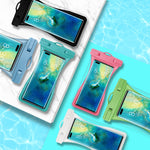 Borsa impermeabile per cellulare con airbag galleggiante a vita piccola Borsa impermeabile per cellulare in TPU, White, Green, Blue, Pink, Black, Smog Blue