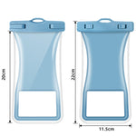 Borsa impermeabile per cellulare con airbag galleggiante a vita piccola Borsa impermeabile per cellulare in TPU, White, Green, Blue, Pink, Black, Smog Blue