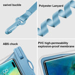 Borsa impermeabile per cellulare con airbag galleggiante a vita piccola Borsa impermeabile per cellulare in TPU, White, Green, Blue, Pink, Black, Smog Blue