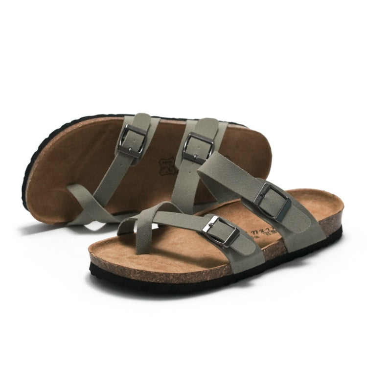 Ruizu Coppia Ciabatte In Sughero Scarpe Da Spiaggia Infradito, 43, 44, 45