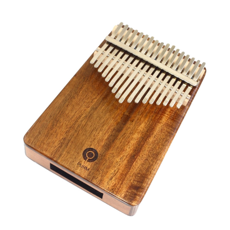 PURM Kalimba Thumb Piano Pianoforte per principianti Strumento musicale portatile, 17-tone Acacia Wood, 17 Tone Mahogany, 21 Tone Mahogany