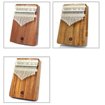 PURM Kalimba Thumb Piano in Legno Portatile 17-21 Tasti
