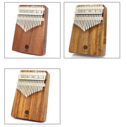 PURM Kalimba Thumb Piano Pianoforte per principianti Strumento musicale portatile, 17-tone Acacia Wood, 17 Tone Mahogany, 21 Tone Mahogany