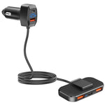 Caricabatteria per auto a ricarica rapida per telefono cellulare 5 in 1, SC02M, SC02