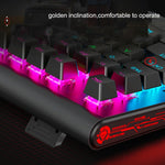 LANGTU K1000 104 Tasti Gioco Tastiera cablata portatile USB luminosa, lunghezza cavo: 1,5 m