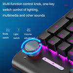 LANGTU K1000 104 Tasti Gioco Tastiera cablata portatile USB luminosa, lunghezza cavo: 1,5 m