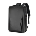 Zaino per computer da gioco per PC da uomo con guscio rigido per 15,6-17,3 pollici, Black, Silver