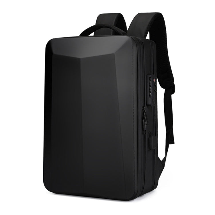 Zaino per computer da gioco con guscio rigido in ABS, 15.6 inches (Black), 15.6 inches (Silver), 17.3 inches (Black), 17.3 inches (Silver)