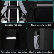 Zaino per computer da gioco con guscio rigido in ABS, 15.6 inches (Black), 15.6 inches (Silver), 17.3 inches (Black), 17.3 inches (Silver)