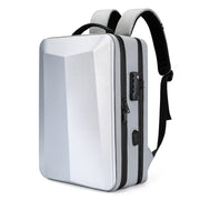 Zaino per computer da gioco con guscio rigido in ABS, 15.6 inches (Black), 15.6 inches (Silver), 17.3 inches (Black), 17.3 inches (Silver)