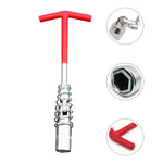 4 chiavi per chiavi a bussola per candele per auto, strumento di smontaggio per auto universale, stile:, 16mm Short, 21mm Short
