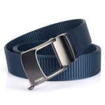 AWMN Cintura sdentata con fibbia automatica da uomo in nylon, lunghezza:, 120cm