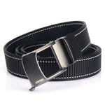 AWMN Cintura sdentata con fibbia automatica da uomo in nylon, lunghezza:, 120cm