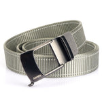AWMN Cintura sdentata con fibbia automatica da uomo in nylon, lunghezza:, 120cm