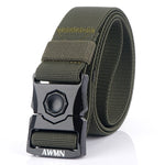 AWMN Outdoor Men Cintura elastica con fibbia versatile, lunghezza:, 120cm