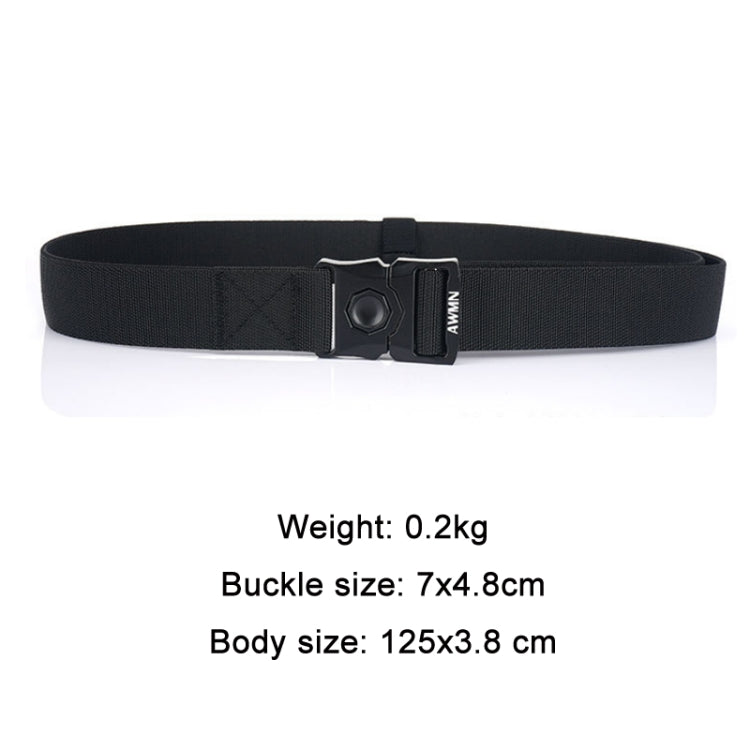 AWMN Outdoor Men Cintura elastica con fibbia versatile, lunghezza:, 120cm