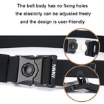 AWMN Outdoor Men Cintura elastica con fibbia versatile, lunghezza:, 120cm