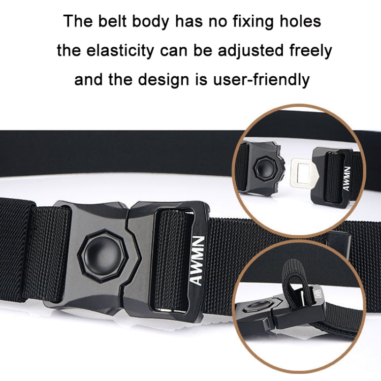AWMN Outdoor Men Cintura elastica con fibbia versatile, lunghezza:, 120cm